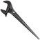 Klein Tools 3227 Extra Wide Adjustable Wrench Made in USA Construction Spud Wrench for Up to 1716Inch Nuts and Bolts 10Inch with Tether Hole