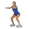 THERABAND Stability Disc for Balance Training PreInflated Balance Trainer Round Core Cushion for Office Chair Round Sport Stability Trainer Physical Therapy Equipment to Improve Posture Silver