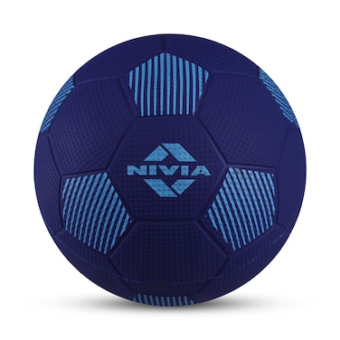 Nivia Home Play Football  Color Blue  Size 1  Material Rubber  Machine Stitched  32 Panel  Hobby Playing Ball  Soccer Ball