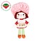 Basic Fun Strawberry Shortcake Retro Classic Soft Doll for 3 Years Old and Up Styles May Vary Red 14 inches