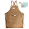 ZOMAO Chef Apron Cotton Canvas Cross Back Apron with Pockets for Women and MenAdjustable Strap and Large Pockets ApronKitchen Cooking Baking Bib Apron