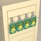 114 X 78 Round Hole Adhesive Hang Tabs 1000Pack