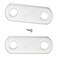 Flat  0  Depth  Offset Mounting Canvas Z Clips for Picture Framing  6 X 38 PanHead Screws Included  P
