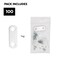 Flat  0  Depth  Offset Mounting Canvas Z Clips for Picture Framing  6 X 38 PanHead Screws Included  P
