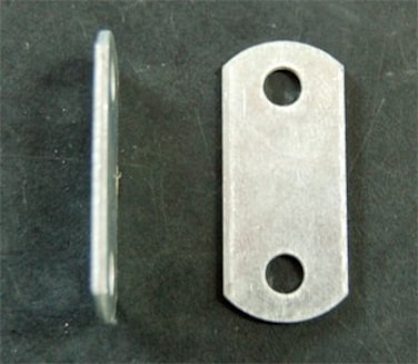 Flat  0  Depth  Offset Mounting Canvas Z Clips for Picture Framing  6 X 38 PanHead Screws Included  P