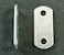 Flat  0  Depth  Offset Mounting Canvas Z Clips for Picture Framing  6 X 38 PanHead Screws Included  P