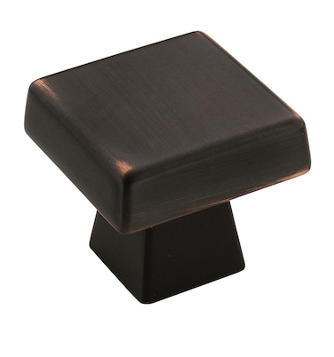 Amerock  Cabinet Knob  Oil Rubbed Bronze  112 inch 38 mm Length  Blackrock  1 Pack  Drawer Knob  Cabinet Hardware