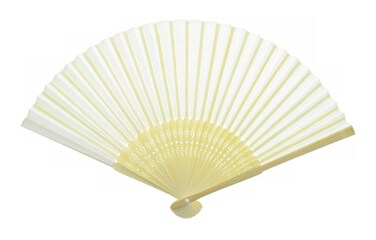 Blank Japanese Folding Fan Sensu for Drawing or Painting