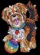 Sequin Art Blue Puppy Sparkling Arts and Crafts Picture Kit Creative Crafts