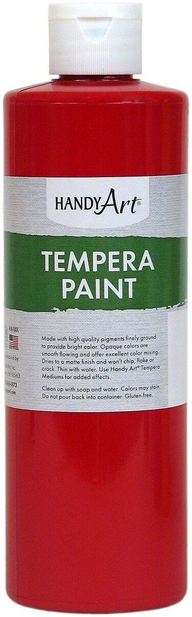 Handy Art Tempera 16 ounce Red
