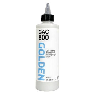 GAC 800 by GOLDEN 8 fl oz Bottle Professional Acrylic Medium Transparent