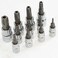 Anytime Tools 11 pc 5Point Star Torx Tamper Proof Security Bit Socket Set