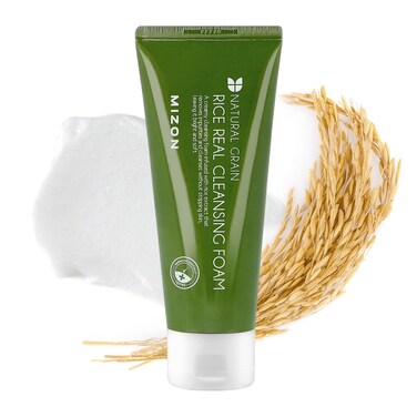 MIZON Rice Real Cleansing Foam Cleansing Foam Remove Dead Skin Hydrating Soothing Moisturizing Tone Correction Korean Skincare 150ml 507 fl oz