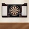 Viper by GLD Products Hudson AllinOne Dart Center Classic Solid Wood Cabinet  Official SisalBristle Dartboard Bundle Standard Set Shot King Dartboard Mahogany Finish One Size
