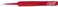 Excel Straight Point Tweezer Red