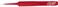 Excel Straight Point Tweezer Red