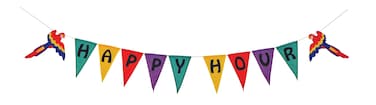 In the Breeze 4873 Happy Hour Pennant String 86 W x 12 H