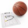 Crown Sporting Goods Dry Erase Coaching ClipboardDifferent Versions for Soccer Baskeball Football 1 Count of Basketball