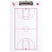 Crown Sporting Goods Dry Erase Coaching ClipboardDifferent Versions for Soccer Baskeball Football 1 Count of Basketball