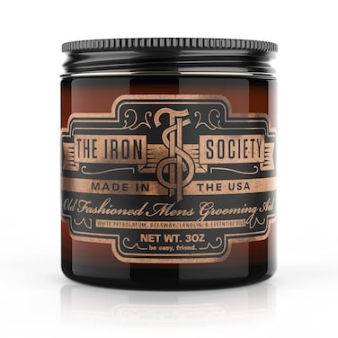 The Iron Society Old Fashioned Mens Grooming Aid Hair Pomade