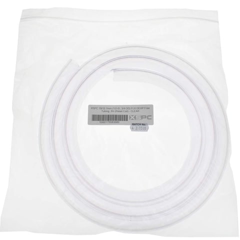 XSPC FLX Tubing 12 ID 34 OD 2 Meters Length Clear
