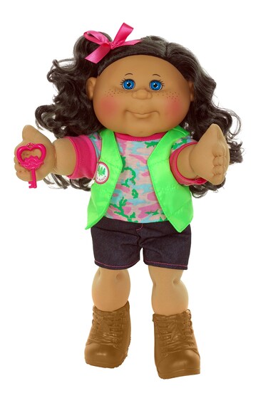 Cabbage Patch Kids 14 Kids  Brunette HairBlue Eye Girl Doll in Adventure Fashion Model Number 99404