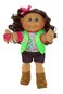 Cabbage Patch Kids 14 Kids  Brunette HairBlue Eye Girl Doll in Adventure Fashion Model Number 99404
