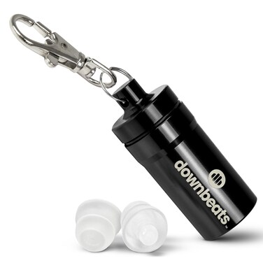 High Fidelity Ear Plugs for Hearing Protection  Discreet Clear Ear Plugs for Concerts Festivals  Noisy Events  Up to 18dB Background Noise Reduction Rave Earplugs  Comes with Aluminum Case