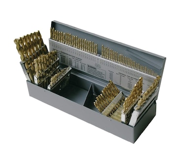 Jobber Drill Bit Set 115Pc 116 to 12In