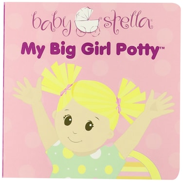 Manhattan Toy Baby Stella My Big Girl Potty Baby Doll Accessories Toilet Training Board Book