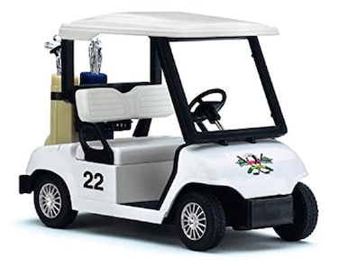 KiNSFUN Golf Cart 4 Die Cast Metal Model Pullback Action Toy