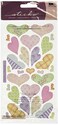 jbr1116 Sticko Vellum Stickers  Pastel Hearts