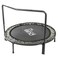Pure Fun 48inch Super Jumper Kids Trampoline with Handrail 100lb Weight Limit Pink