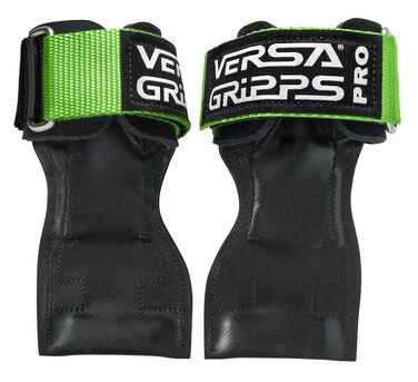 Versa Gripps Pro Made in The USA Wrist Straps for Weightlifting Alternative The Best Training Accessory Neon Lime GreenBlack RL