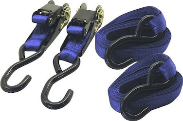 Invincible Marine BR59800 RatchetTie Down Straps 1Inchx6Feet PR