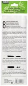 Pebeo Yellow Polyamide Brushes 8Pack 4 Round and 4 Flat