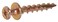 OOK 55300 Double Headed Picture Hangers 4 in 1 Bear Claw Screw Hooks 100lbs 12 Piece