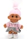 Russ Berrie My Lucky 1950s Poodle Skirt 6 Troll Doll Pink Hair