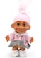 Russ Berrie My Lucky 1950s Poodle Skirt 6 Troll Doll Pink Hair
