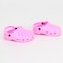 Sophias Rubber Garden Clog Sandal with Heart Cut Outs and Heel Strap Shoes Accessory for 18 Dolls Light Pink