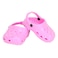 Sophias Rubber Garden Clog Sandal with Heart Cut Outs and Heel Strap Shoes Accessory for 18 Dolls Light Pink