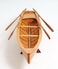 Old Modern Handicrafts Classic Boston Whitehall Tender Wooden Boat Model  Fully Assembled Scale Model  Nautical Dcor for Home  Office  245L x 60W x 60H Inches