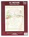 M  R Technologies Wedding Record Counted Cross Stitch Beige