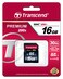 Transcend 16GB SDHC Class 10 Flash Memory Card Up to 30MBs TS16GSDHC10