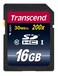 Transcend 16GB SDHC Class 10 Flash Memory Card Up to 30MBs TS16GSDHC10