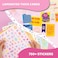 jackinthebox DIY Wall Collage Kit with Glitter Crafts 1350 PCS Aesthetic Wall Decor for Teen  Tween Girls Great for 11 12 13 14 15 Year Old Girls