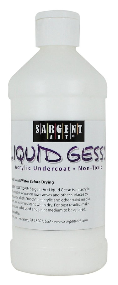 Sargent Art 228801 16Ounce Extra Thick Gesso