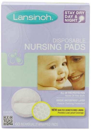 Lansinoh 20265 Disposable Nursing Pads Jumbo Size Package Pack of 8 60 Each
