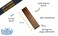WE Games Competition Cribbage Set  Solid Walnut Wood 2 Track Sprint Board with Metal Pegs