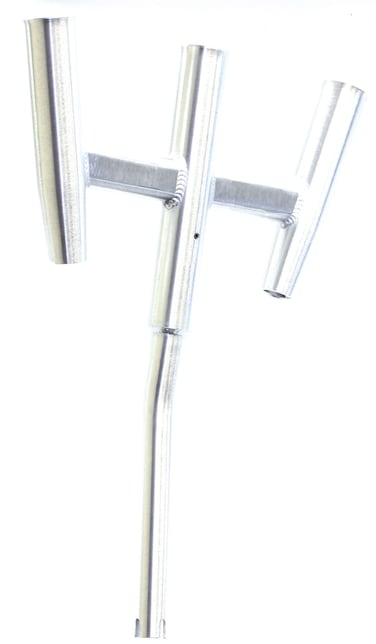 Tigress Triple Aluminum Kite Rod Holder for Big Game Fishing Such as Shark Wahoo Mahi Mahi Tuna or Sailfish